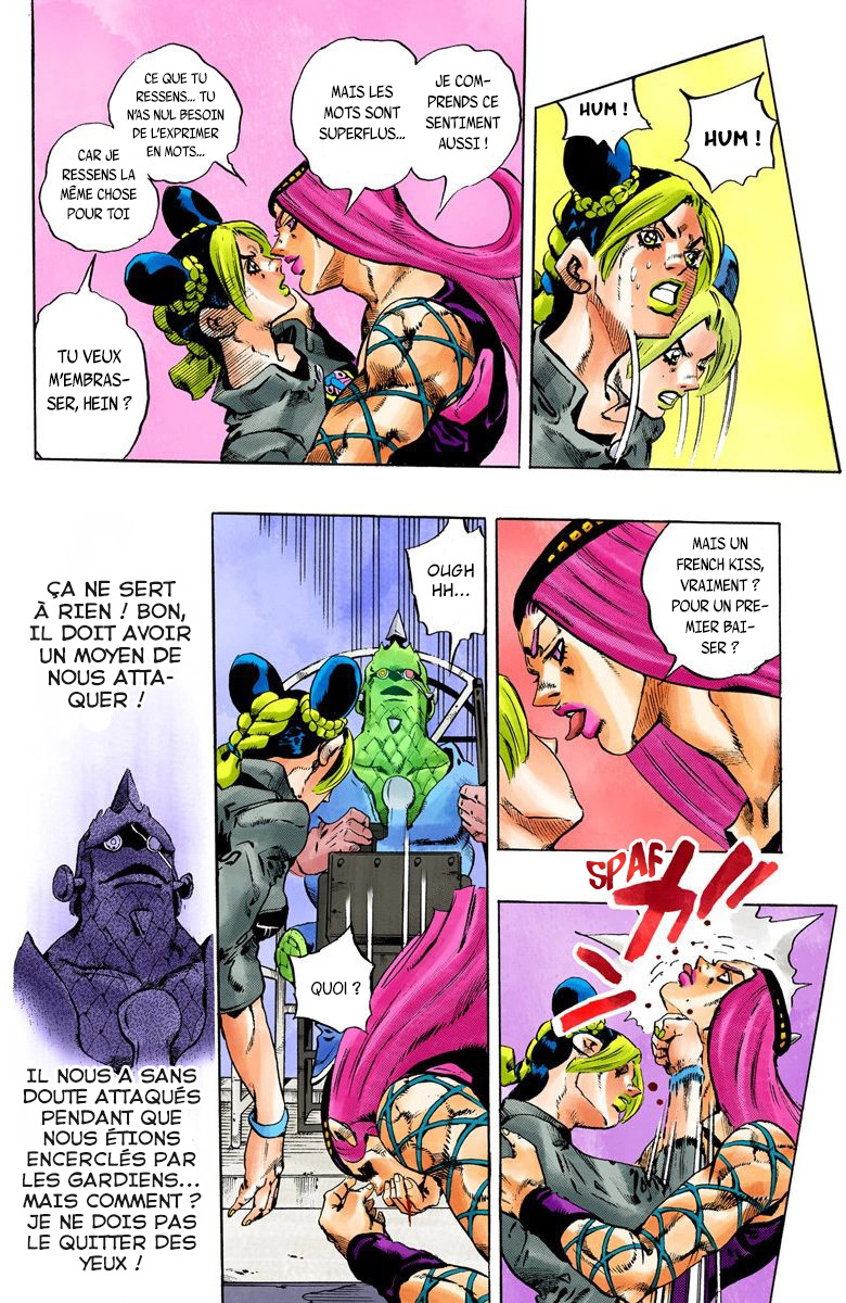 Read JoJo's Bizarre Adventure Part 6 Stone Ocean Official Colored FR Manga Online