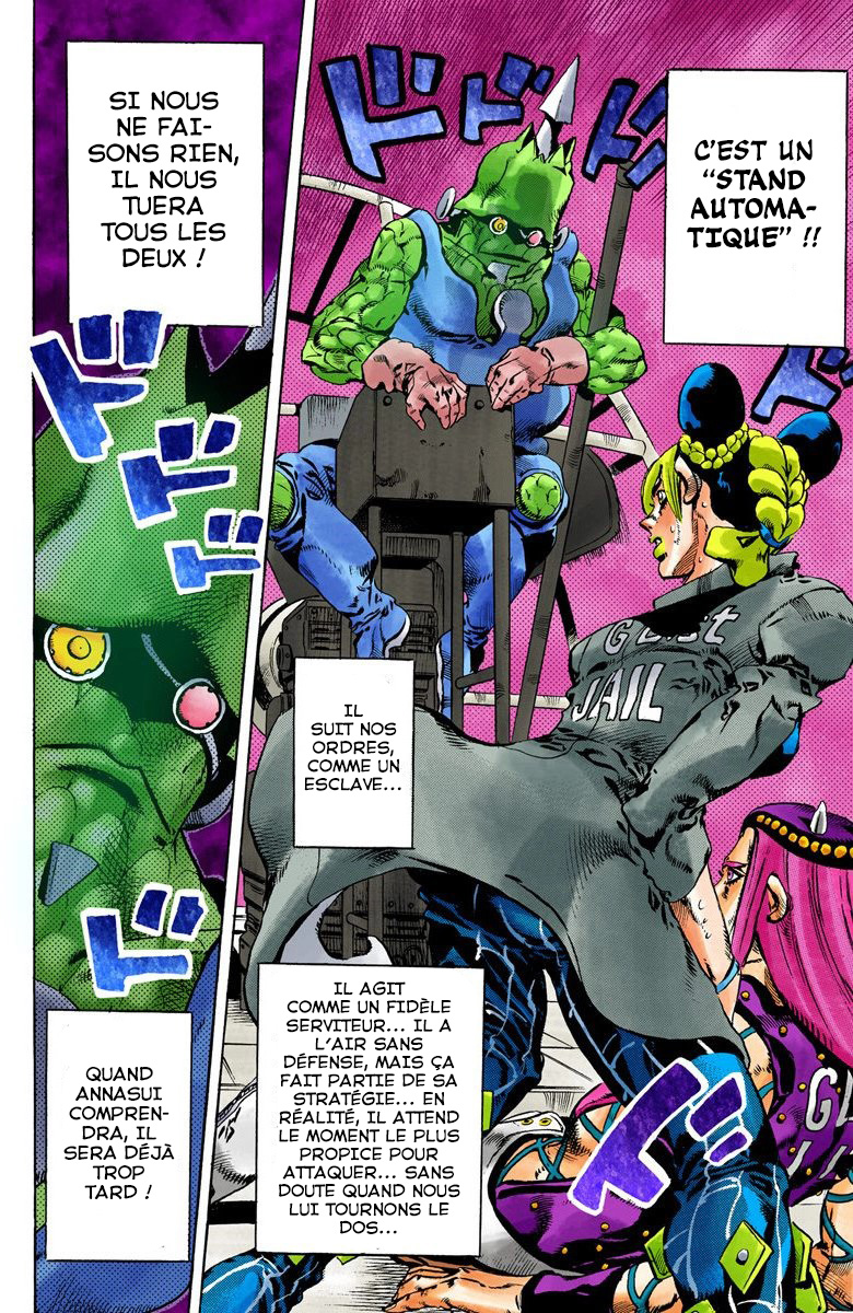 Read JoJo's Bizarre Adventure Part 6 Stone Ocean Official Colored FR Manga Online