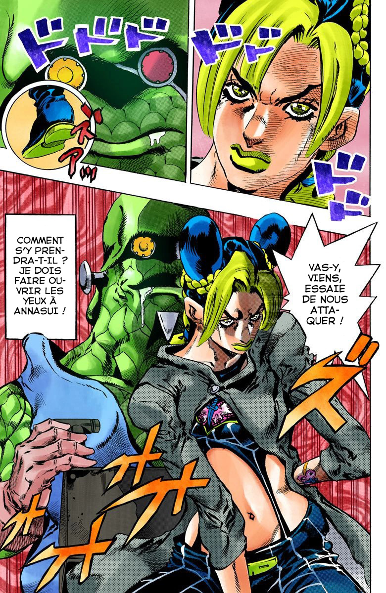 Read JoJo's Bizarre Adventure Part 6 Stone Ocean Official Colored FR Manga Online