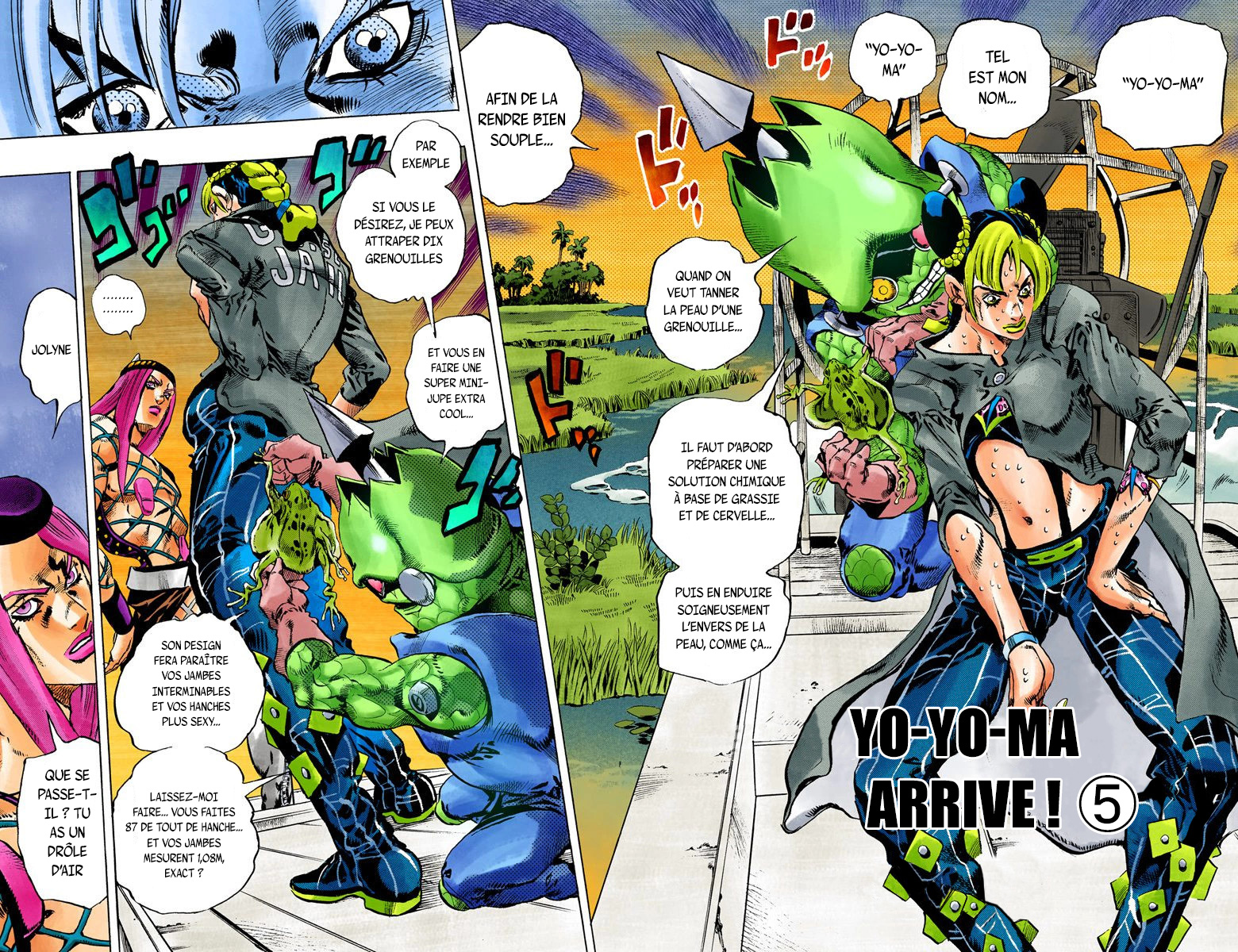 Read JoJo's Bizarre Adventure Part 6 Stone Ocean Official Colored FR Manga Online