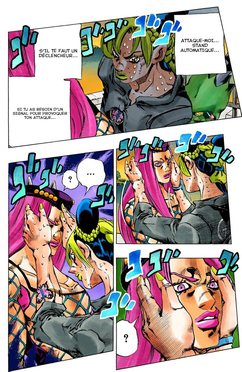 Read JoJo's Bizarre Adventure Part 6 Stone Ocean Official Colored FR Manga Online