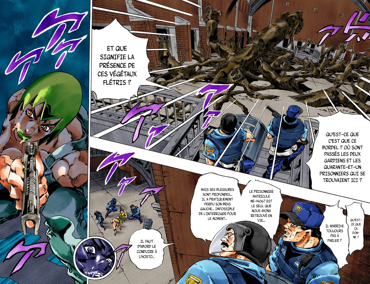 Read JoJo's Bizarre Adventure Part 6 Stone Ocean Official Colored FR Manga Online