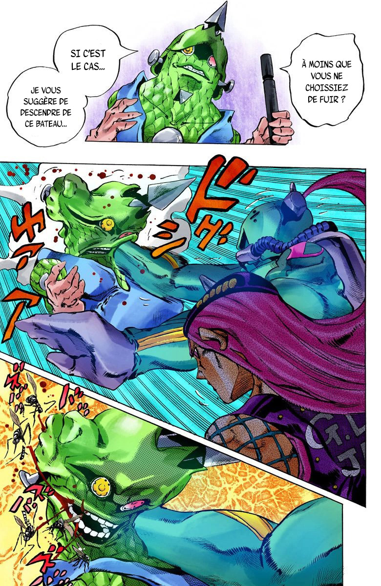 Read JoJo's Bizarre Adventure Part 6 Stone Ocean Official Colored FR Manga Online