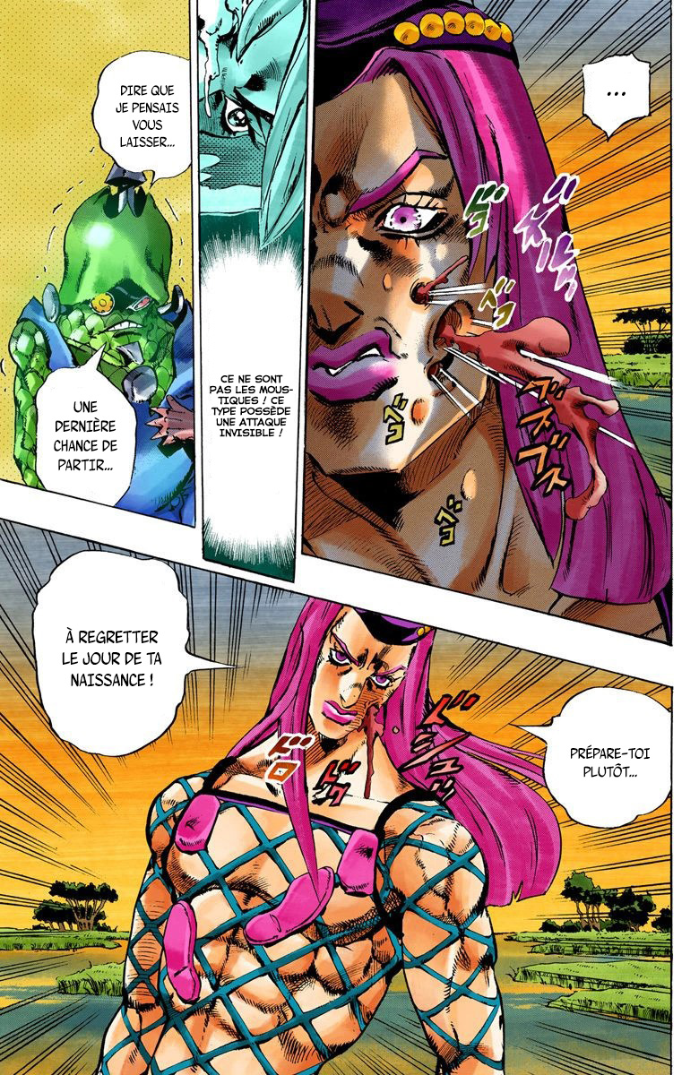 Read JoJo's Bizarre Adventure Part 6 Stone Ocean Official Colored FR Manga Online