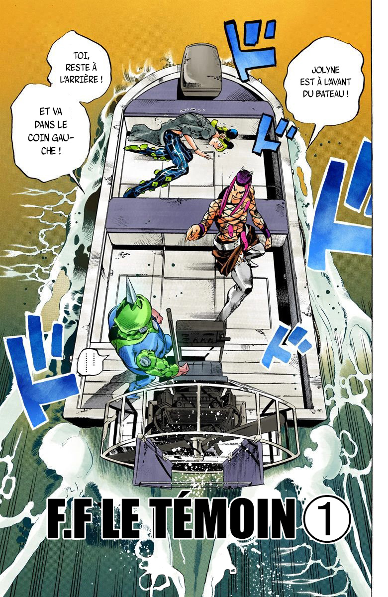 Read JoJo's Bizarre Adventure Part 6 Stone Ocean Official Colored FR Manga Online