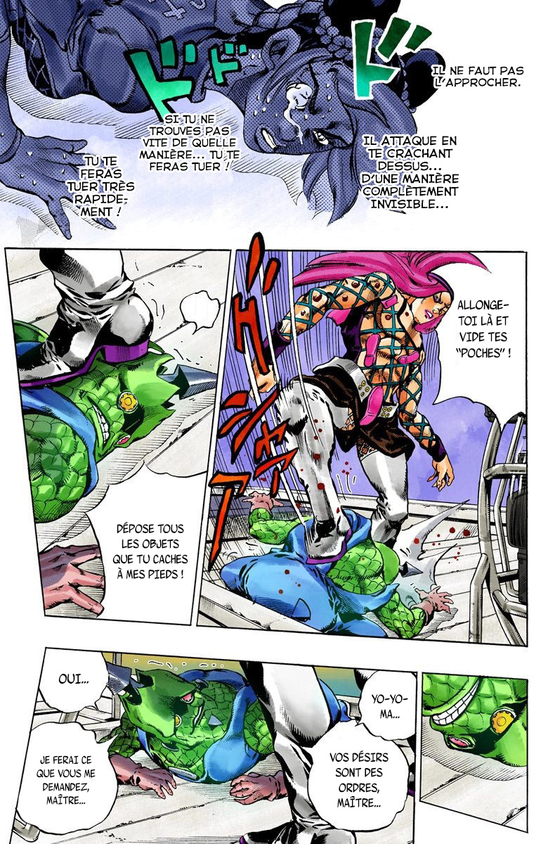 Read JoJo's Bizarre Adventure Part 6 Stone Ocean Official Colored FR Manga Online
