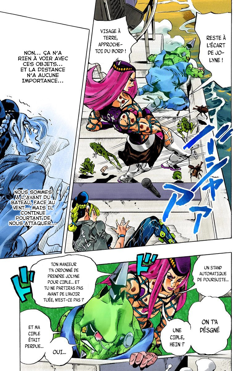 Read JoJo's Bizarre Adventure Part 6 Stone Ocean Official Colored FR Manga Online