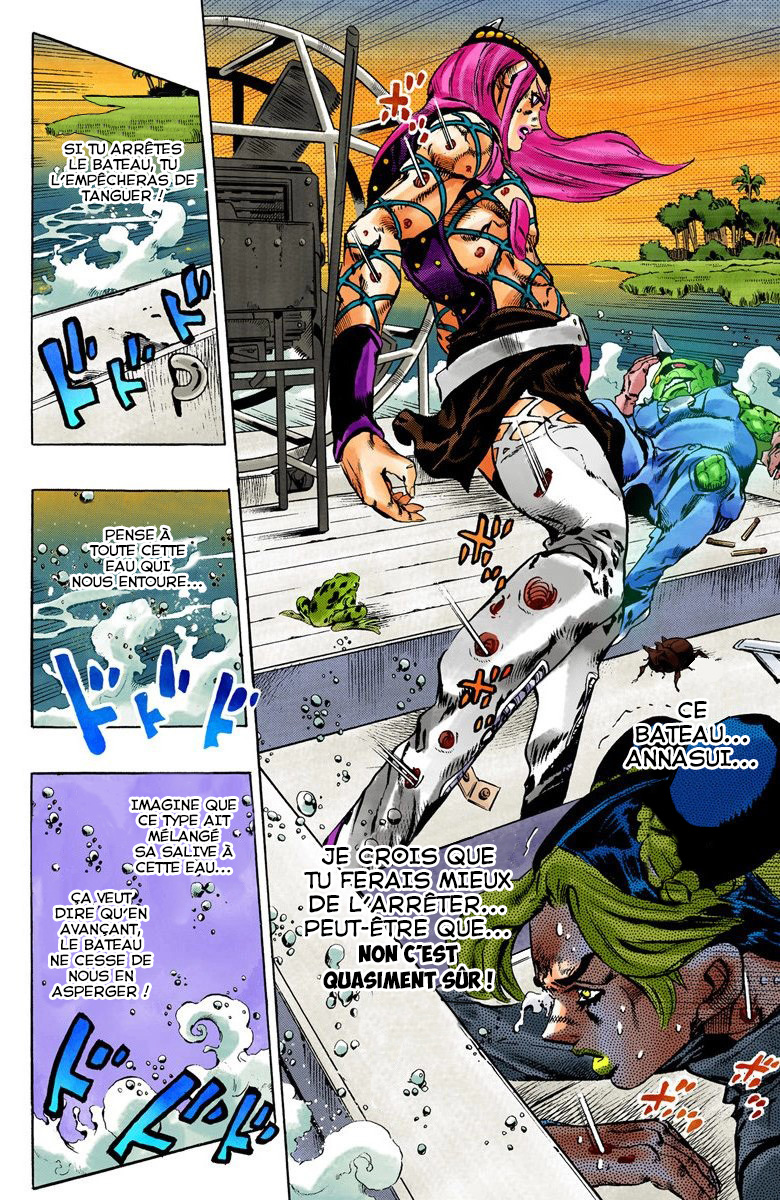 Read JoJo's Bizarre Adventure Part 6 Stone Ocean Official Colored FR Manga Online