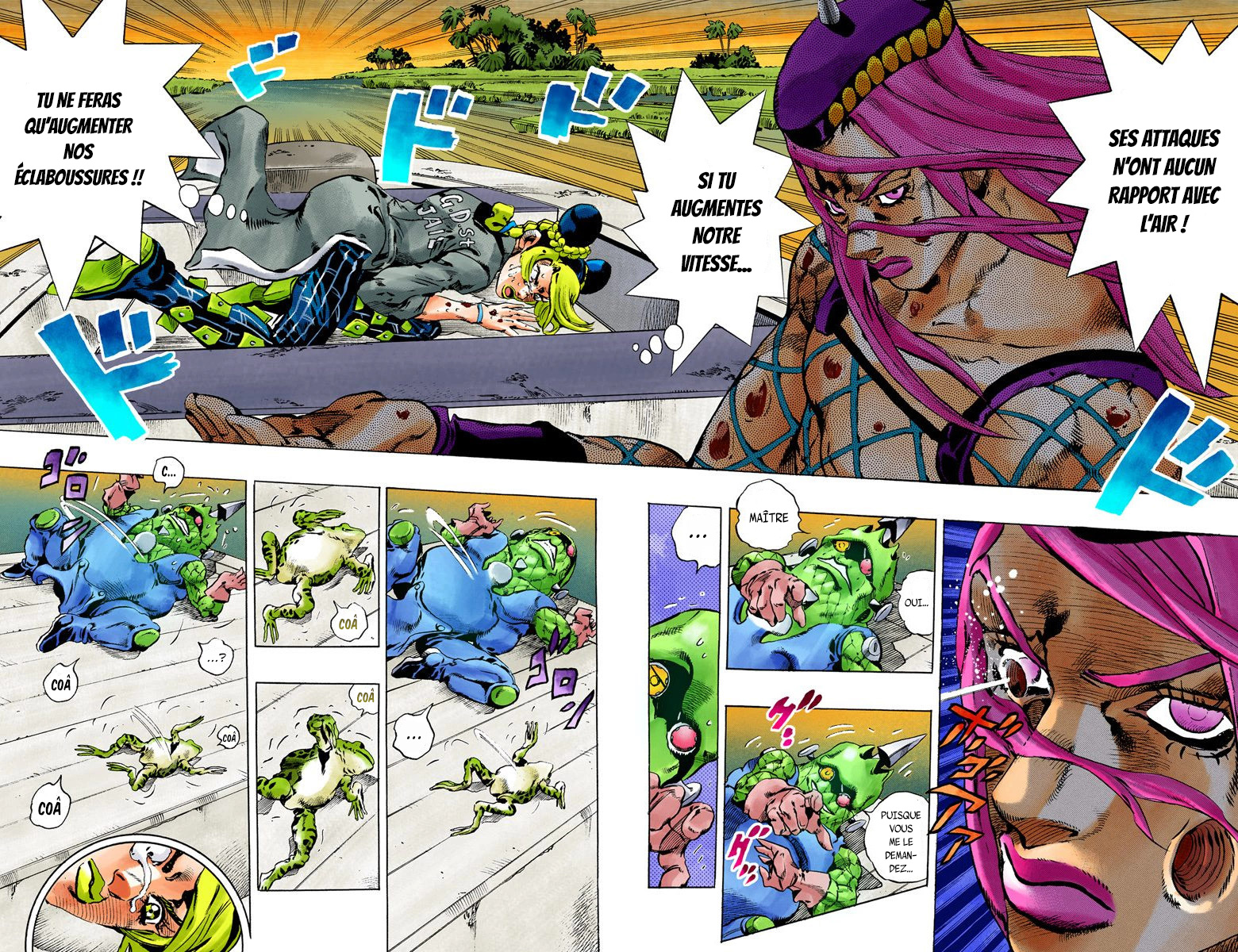 Read JoJo's Bizarre Adventure Part 6 Stone Ocean Official Colored FR Manga Online