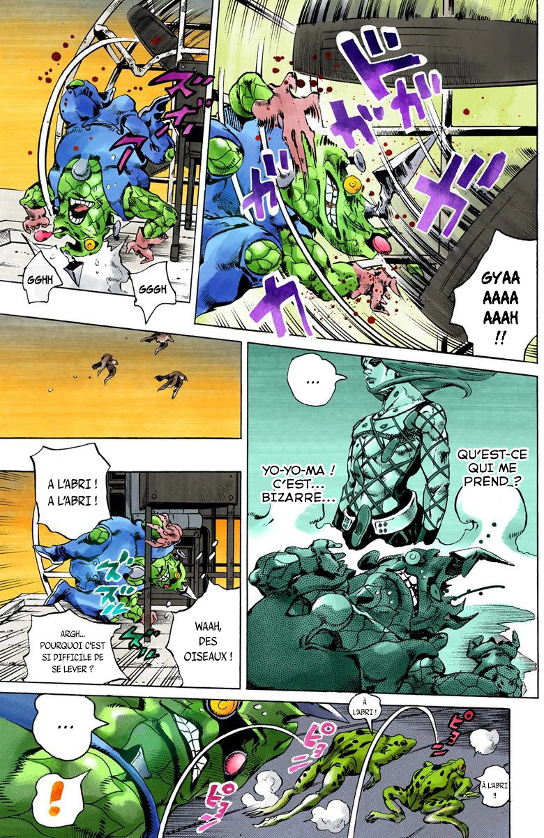 Read JoJo's Bizarre Adventure Part 6 Stone Ocean Official Colored FR Manga Online
