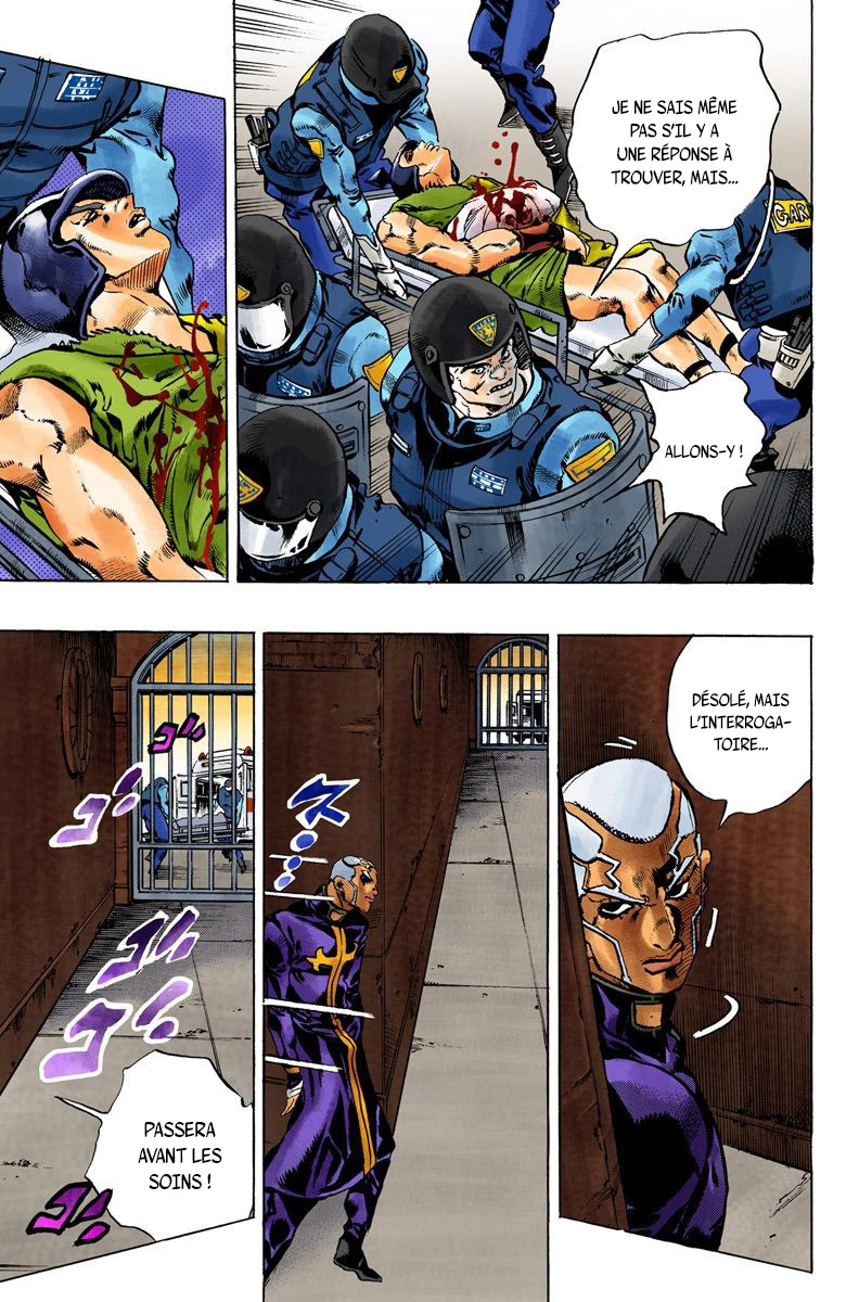Read JoJo's Bizarre Adventure Part 6 Stone Ocean Official Colored FR Manga Online