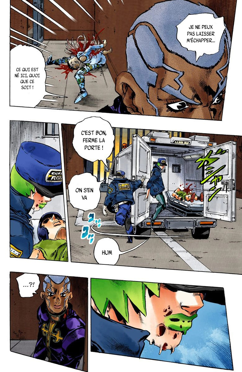 Read JoJo's Bizarre Adventure Part 6 Stone Ocean Official Colored FR Manga Online