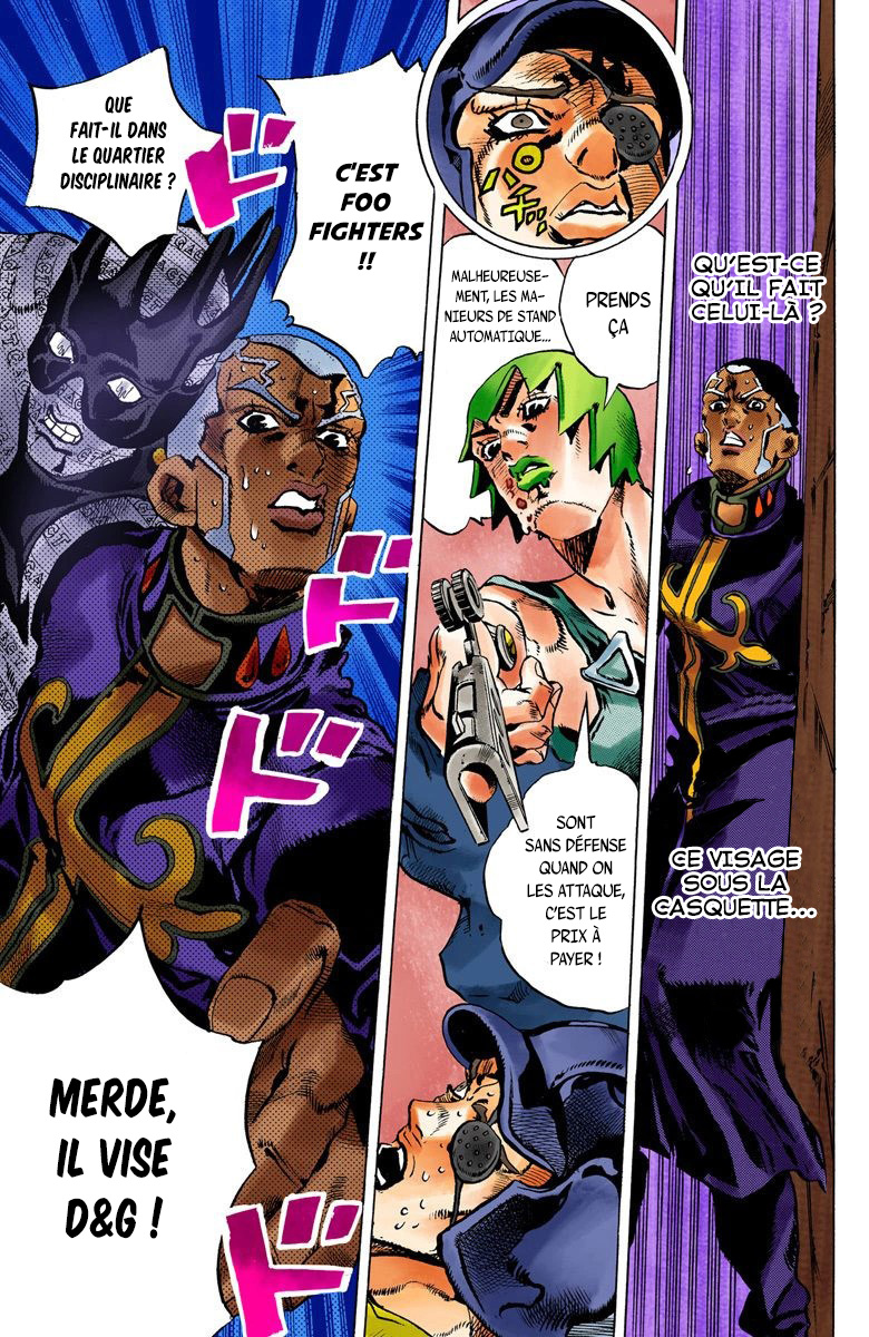 Read JoJo's Bizarre Adventure Part 6 Stone Ocean Official Colored FR Manga Online