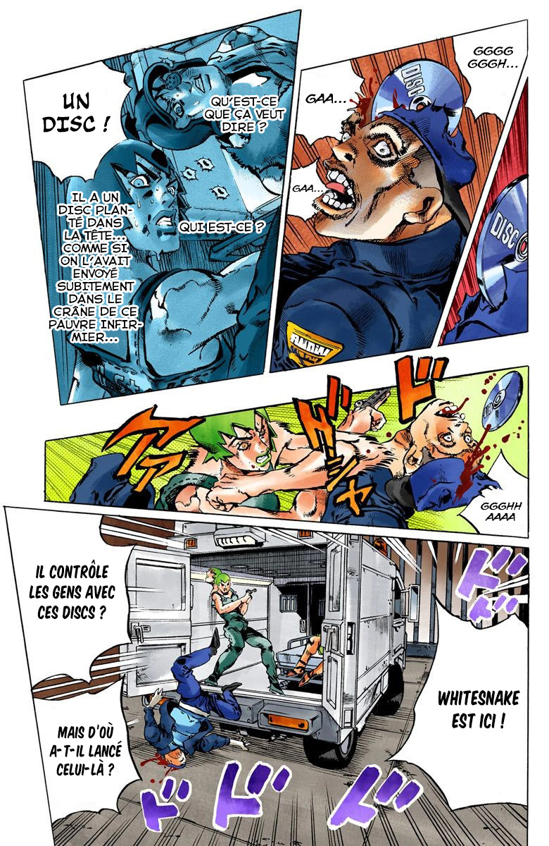 Read JoJo's Bizarre Adventure Part 6 Stone Ocean Official Colored FR Manga Online