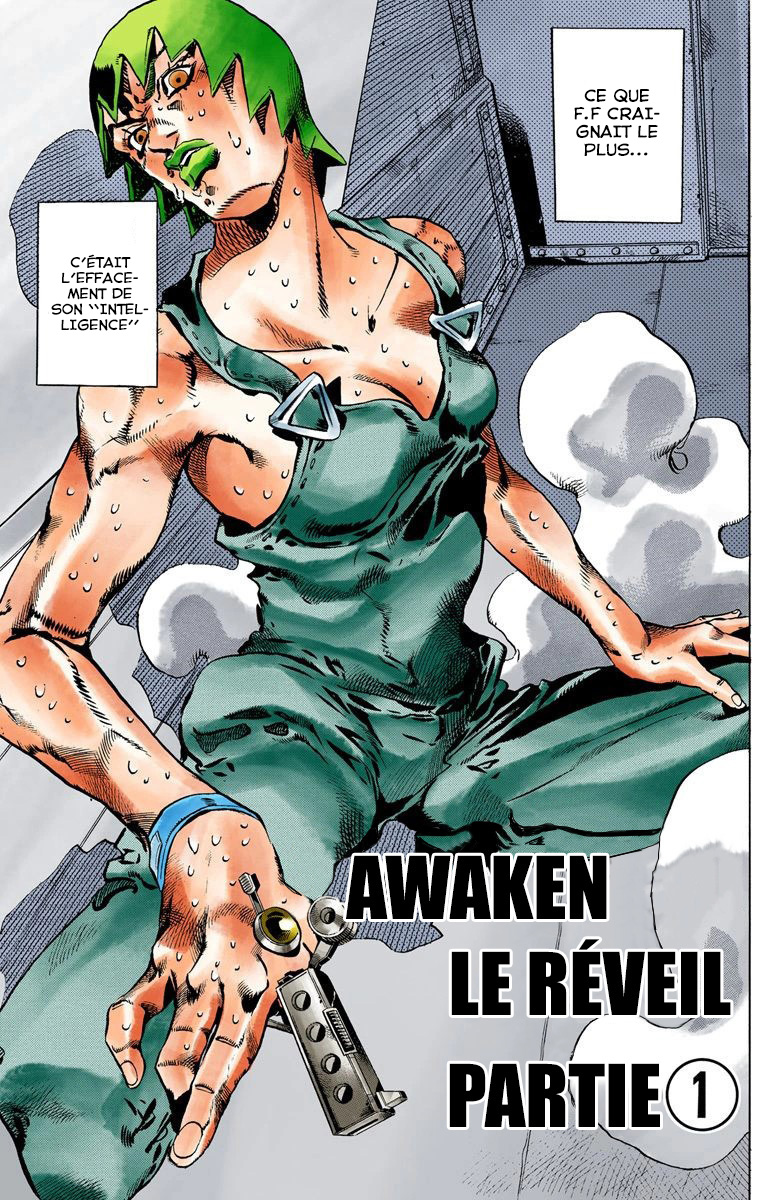 Read JoJo's Bizarre Adventure Part 6 Stone Ocean Official Colored FR Manga Online