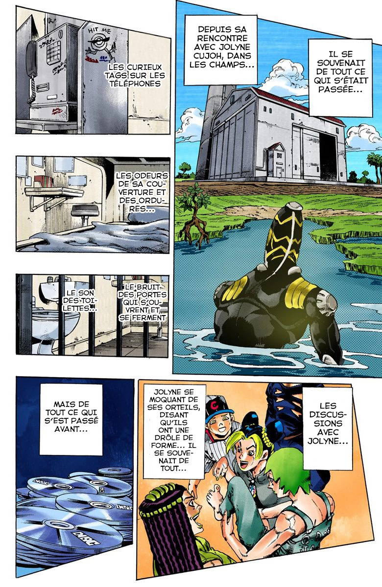 Read JoJo's Bizarre Adventure Part 6 Stone Ocean Official Colored FR Manga Online