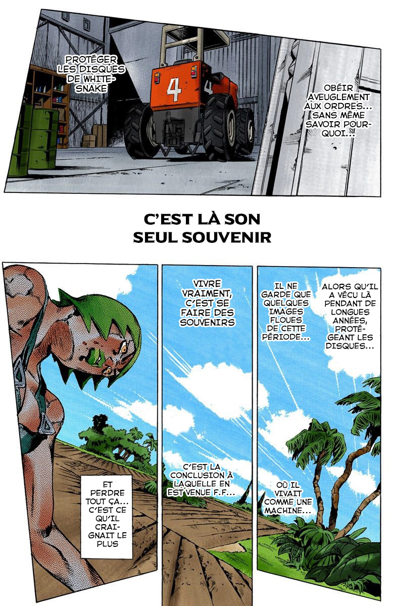Read JoJo's Bizarre Adventure Part 6 Stone Ocean Official Colored FR Manga Online