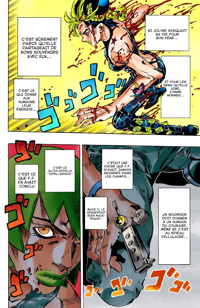 Read JoJo's Bizarre Adventure Part 6 Stone Ocean Official Colored FR Manga Online
