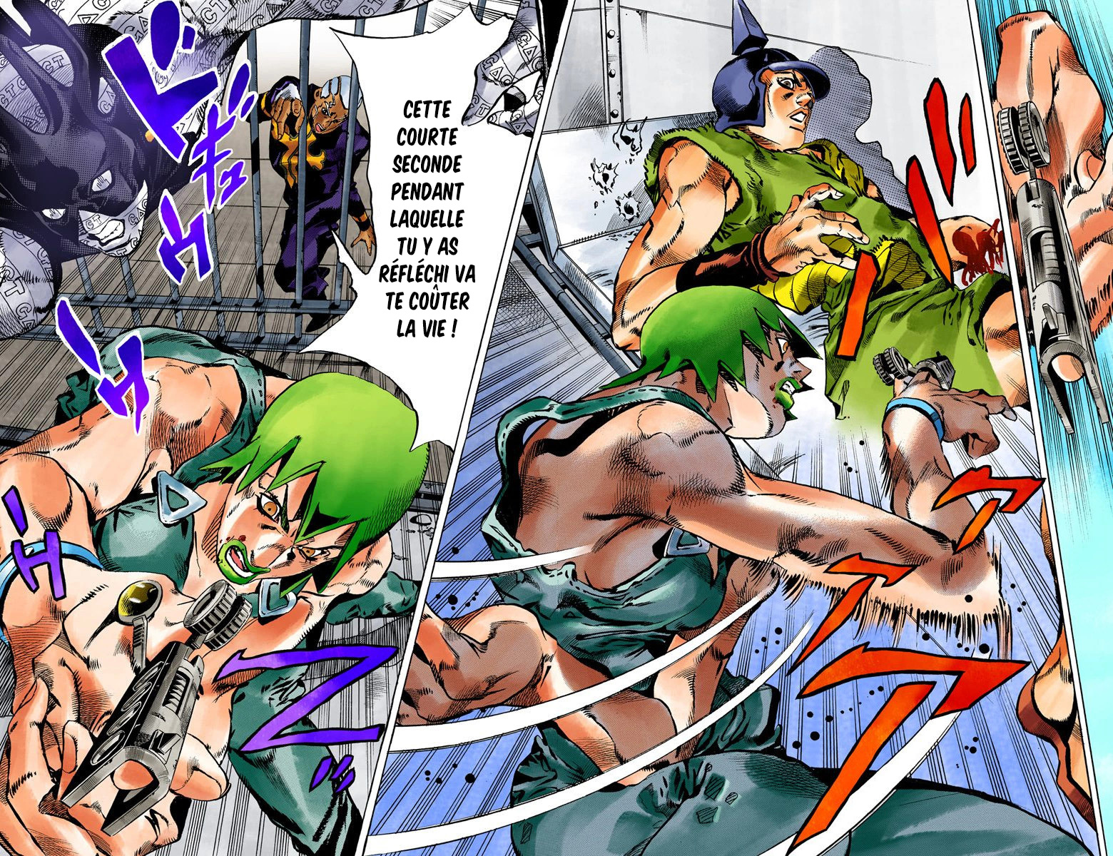 Read JoJo's Bizarre Adventure Part 6 Stone Ocean Official Colored FR Manga Online