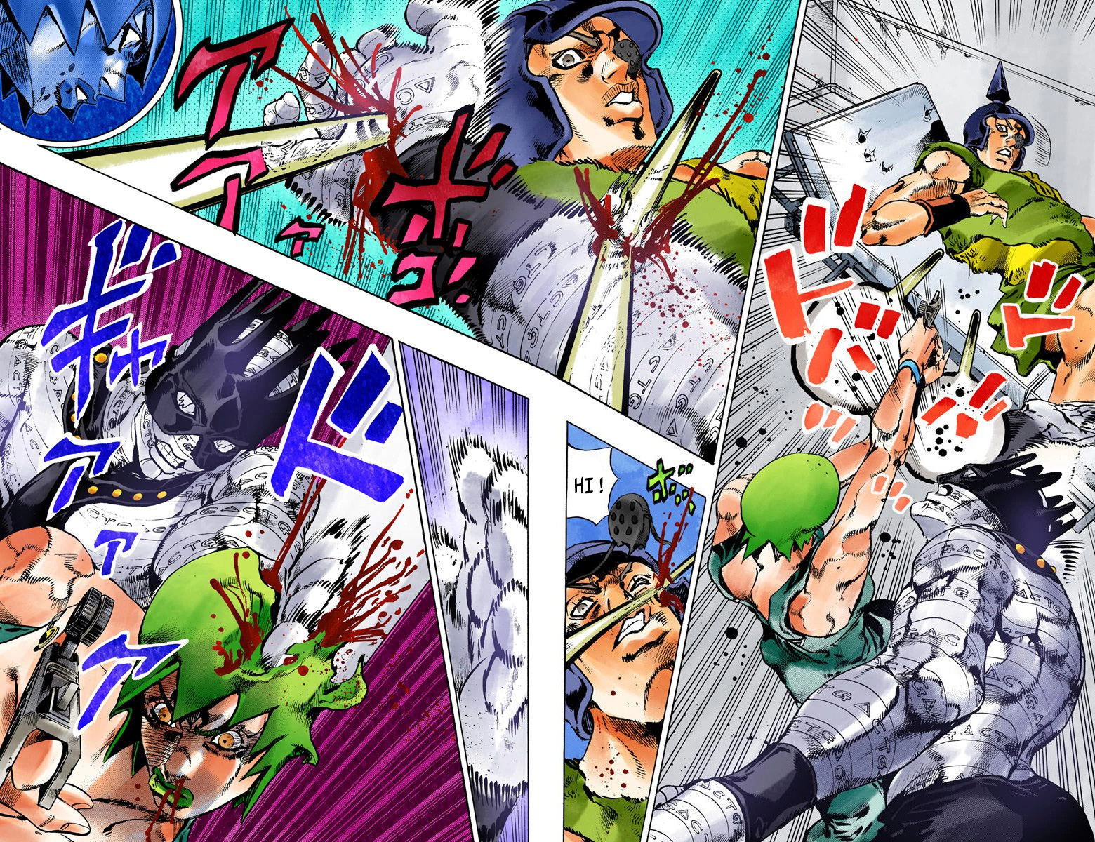 Read JoJo's Bizarre Adventure Part 6 Stone Ocean Official Colored FR Manga Online