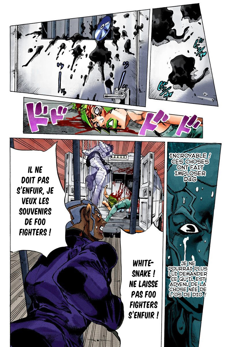 Read JoJo's Bizarre Adventure Part 6 Stone Ocean Official Colored FR Manga Online