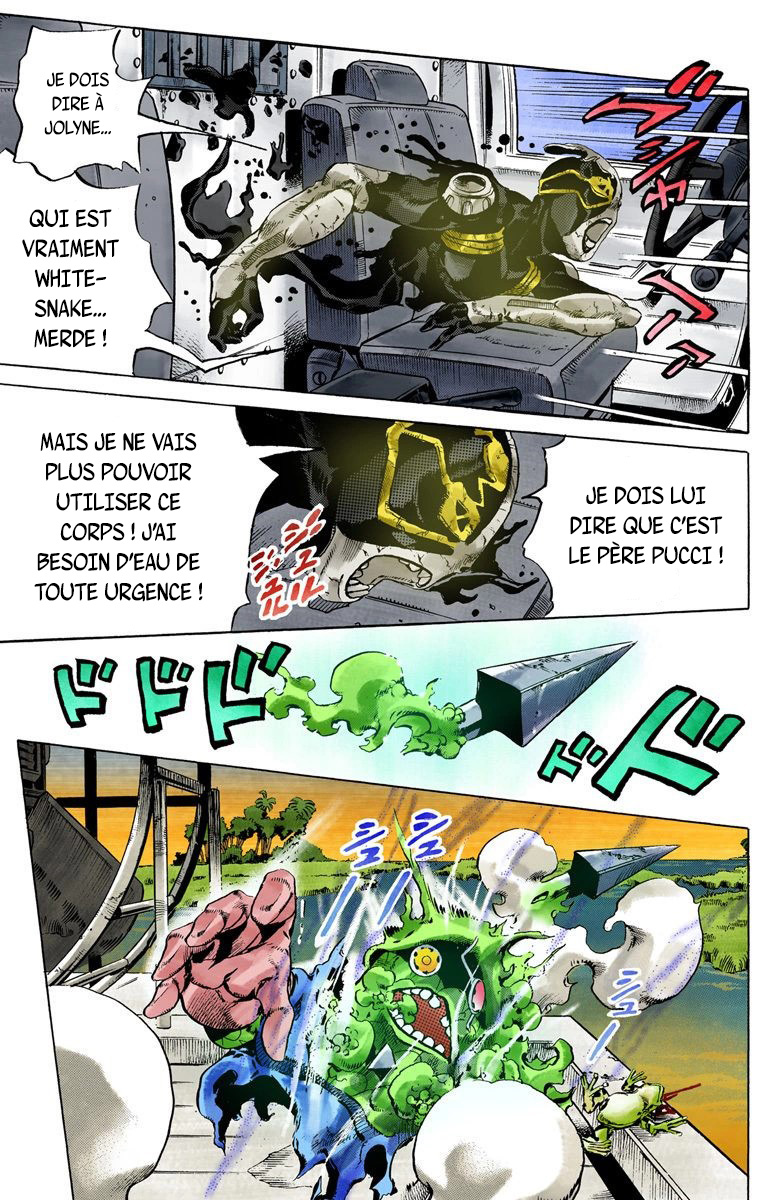 Read JoJo's Bizarre Adventure Part 6 Stone Ocean Official Colored FR Manga Online
