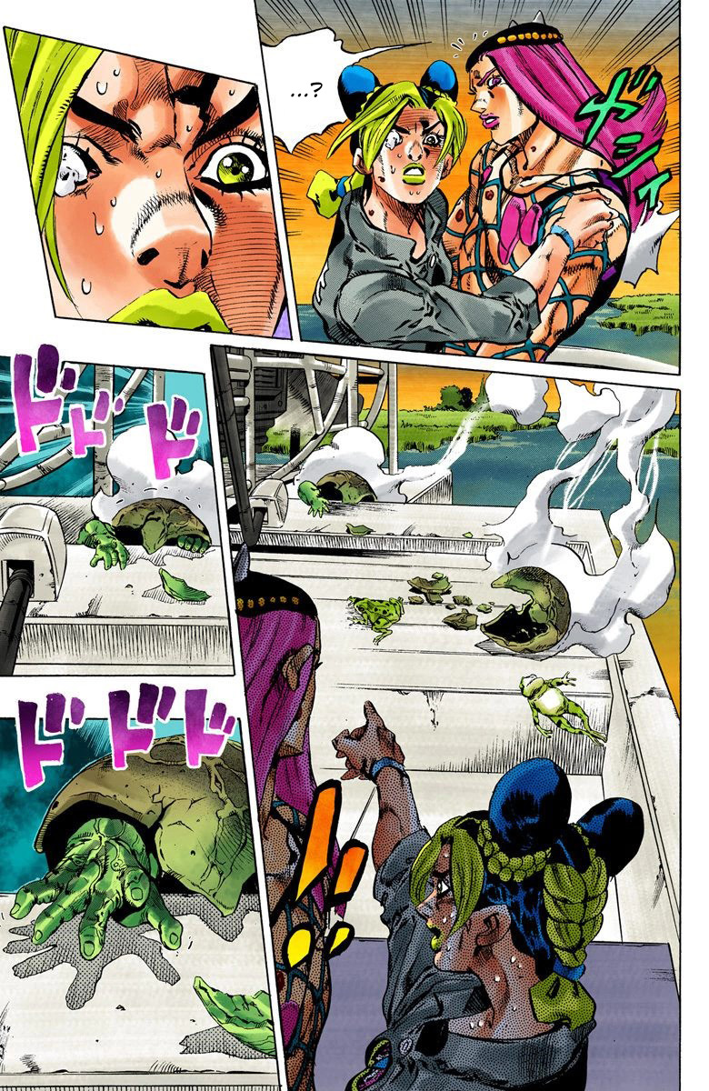 Read JoJo's Bizarre Adventure Part 6 Stone Ocean Official Colored FR Manga Online