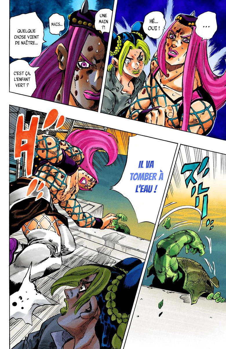 Read JoJo's Bizarre Adventure Part 6 Stone Ocean Official Colored FR Manga Online