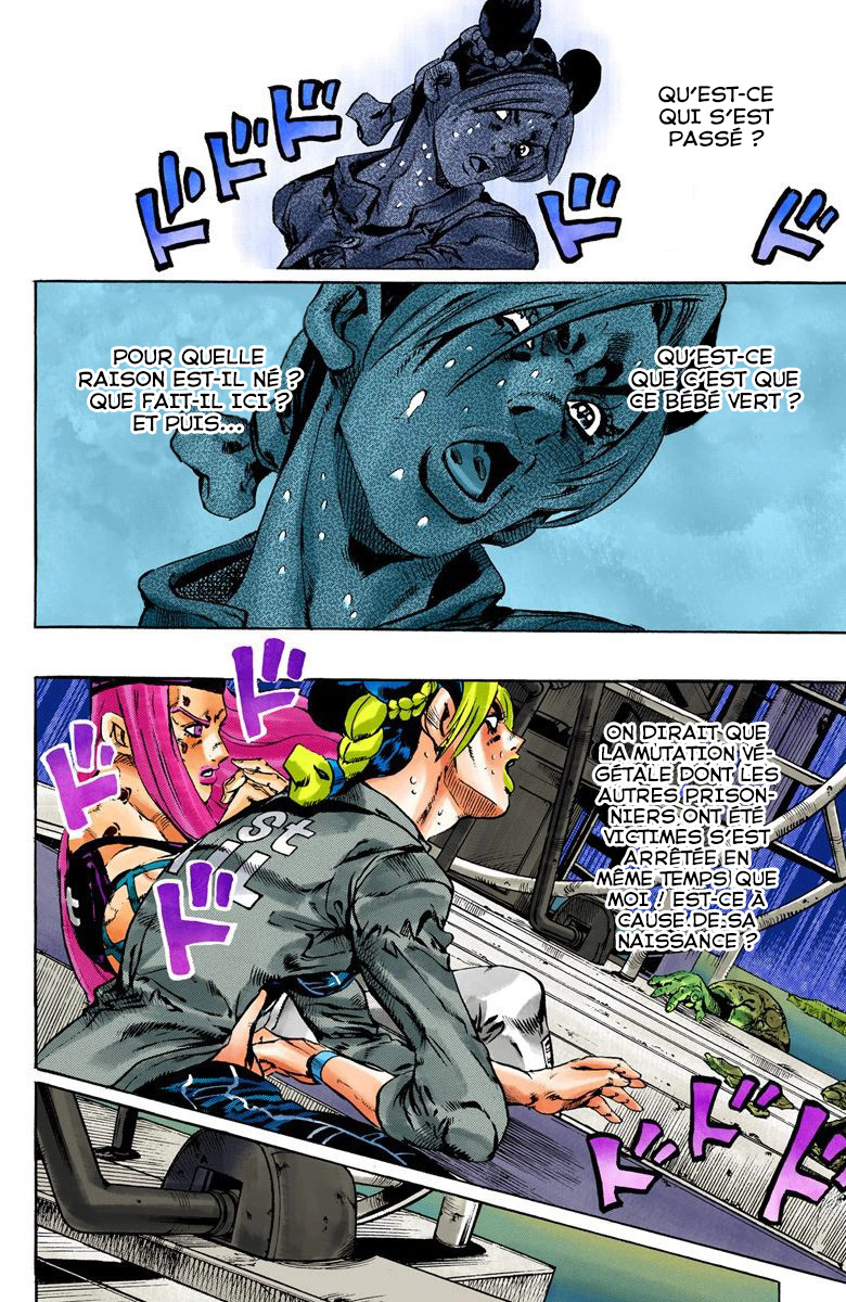 Read JoJo's Bizarre Adventure Part 6 Stone Ocean Official Colored FR Manga Online