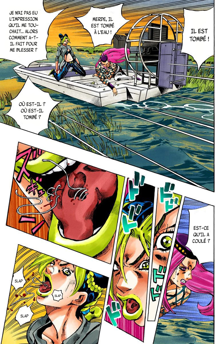 Read JoJo's Bizarre Adventure Part 6 Stone Ocean Official Colored FR Manga Online