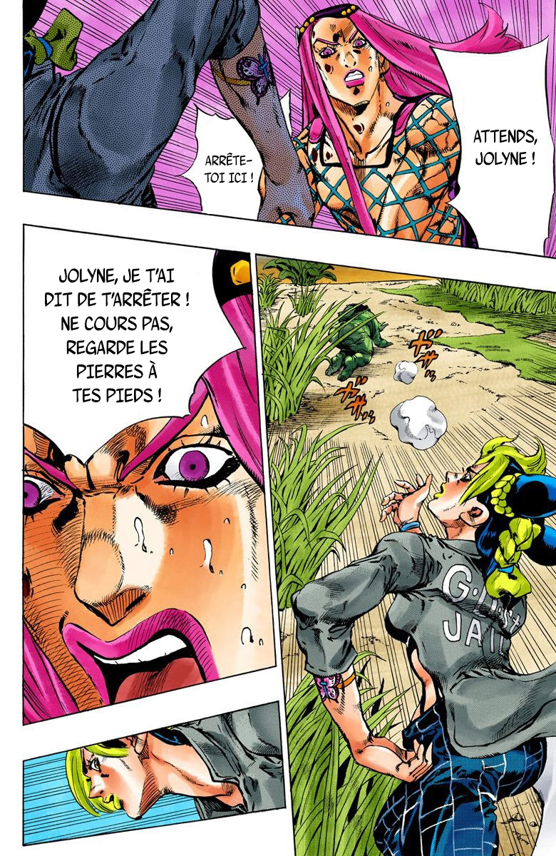 Read JoJo's Bizarre Adventure Part 6 Stone Ocean Official Colored FR Manga Online