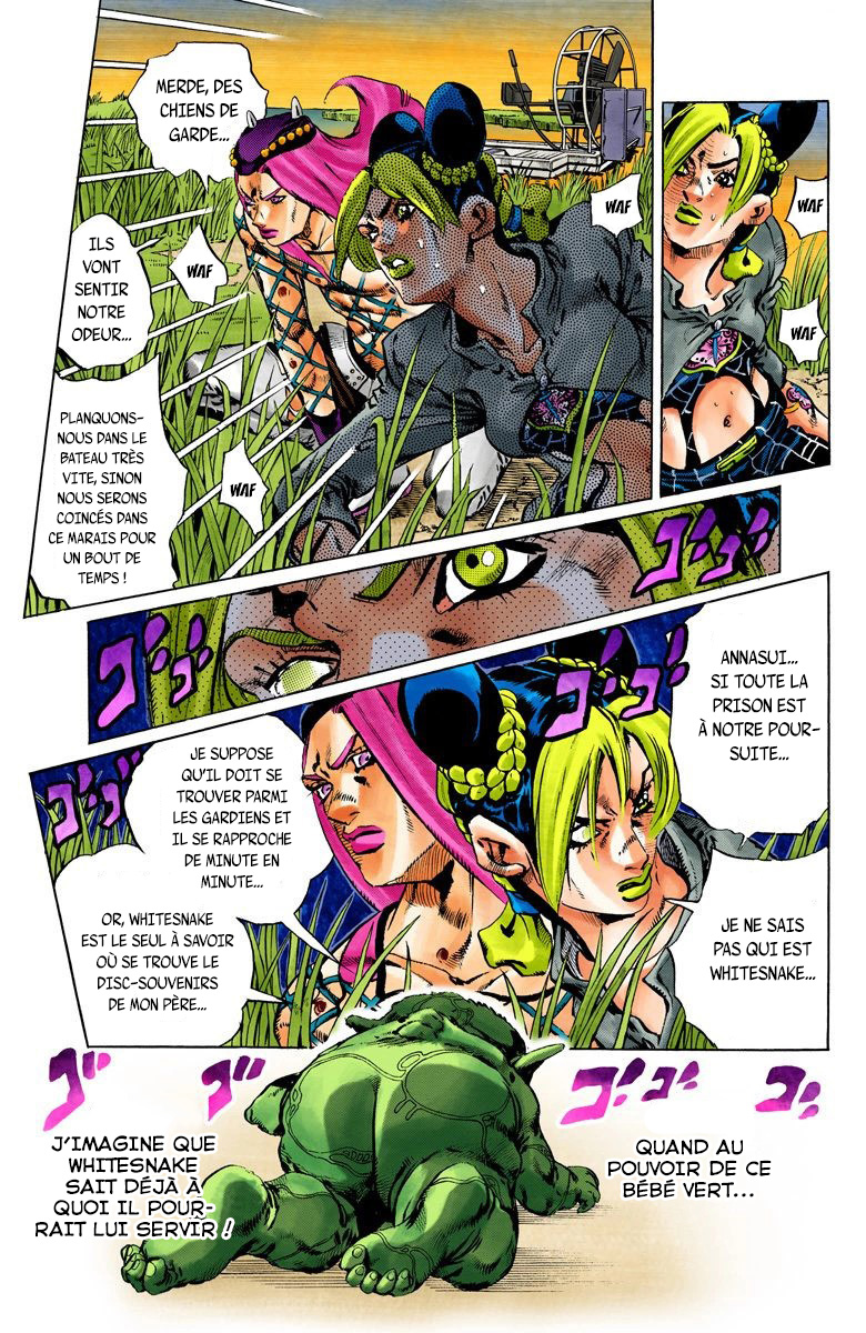 Read JoJo's Bizarre Adventure Part 6 Stone Ocean Official Colored FR Manga Online