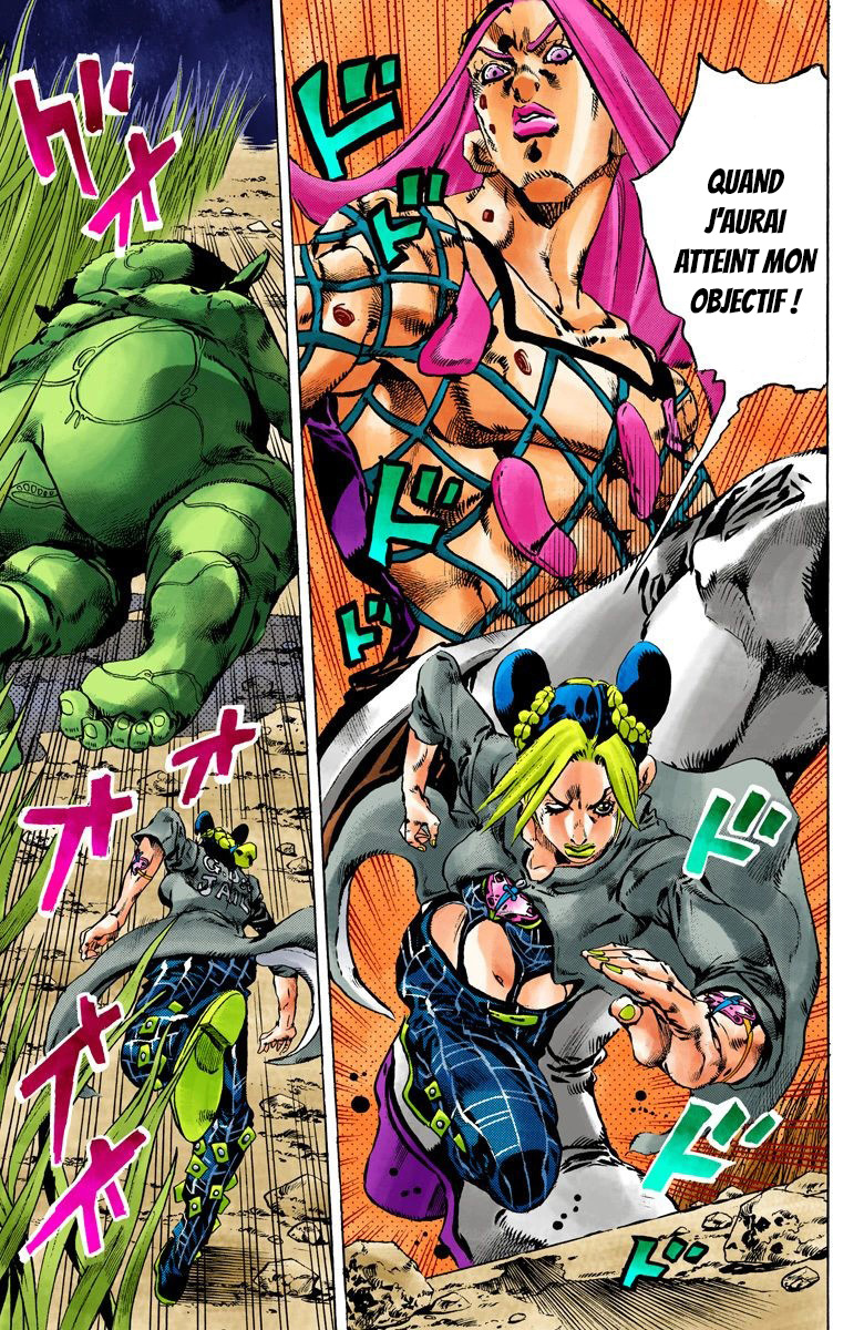 Read JoJo's Bizarre Adventure Part 6 Stone Ocean Official Colored FR Manga Online