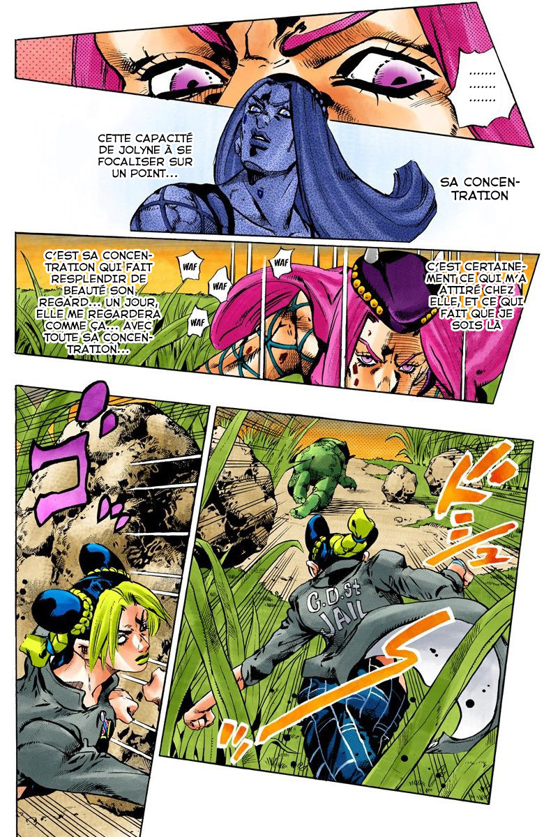 Read JoJo's Bizarre Adventure Part 6 Stone Ocean Official Colored FR Manga Online
