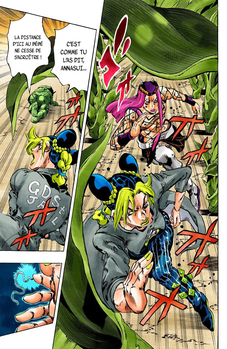 Read JoJo's Bizarre Adventure Part 6 Stone Ocean Official Colored FR Manga Online
