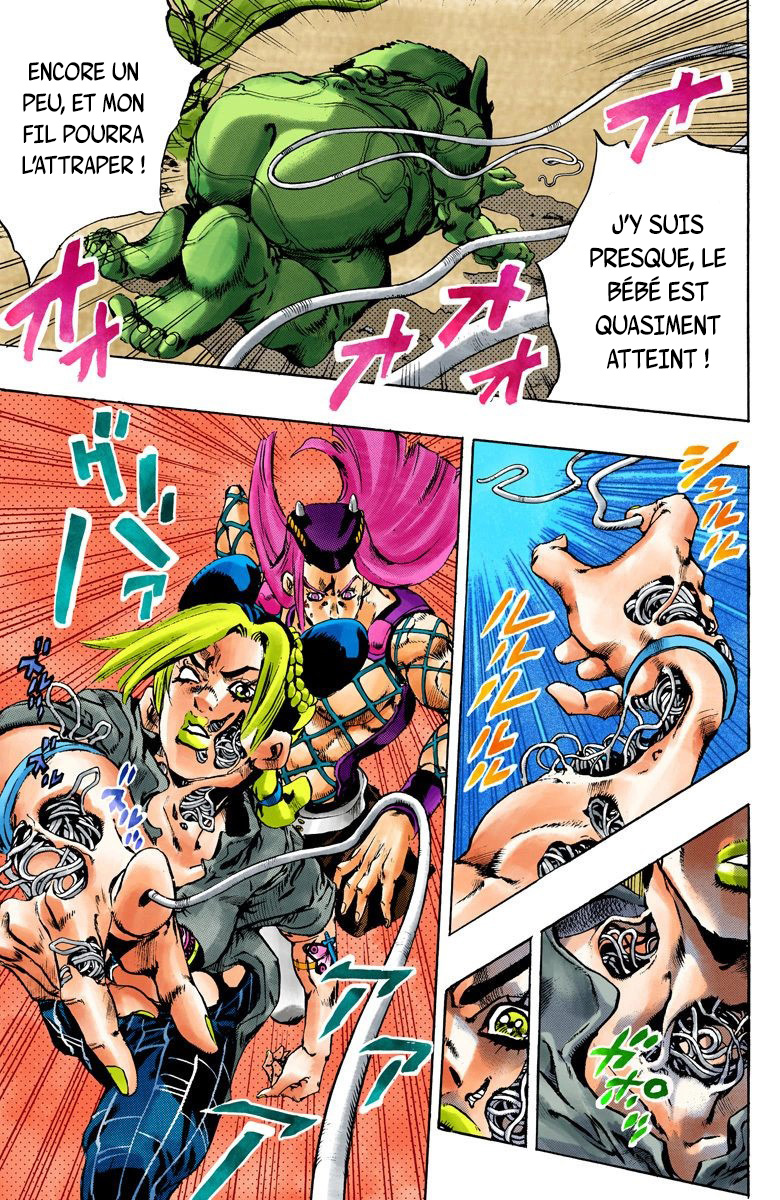 Read JoJo's Bizarre Adventure Part 6 Stone Ocean Official Colored FR Manga Online