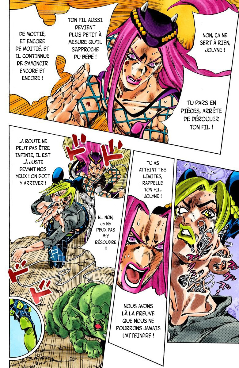 Read JoJo's Bizarre Adventure Part 6 Stone Ocean Official Colored FR Manga Online