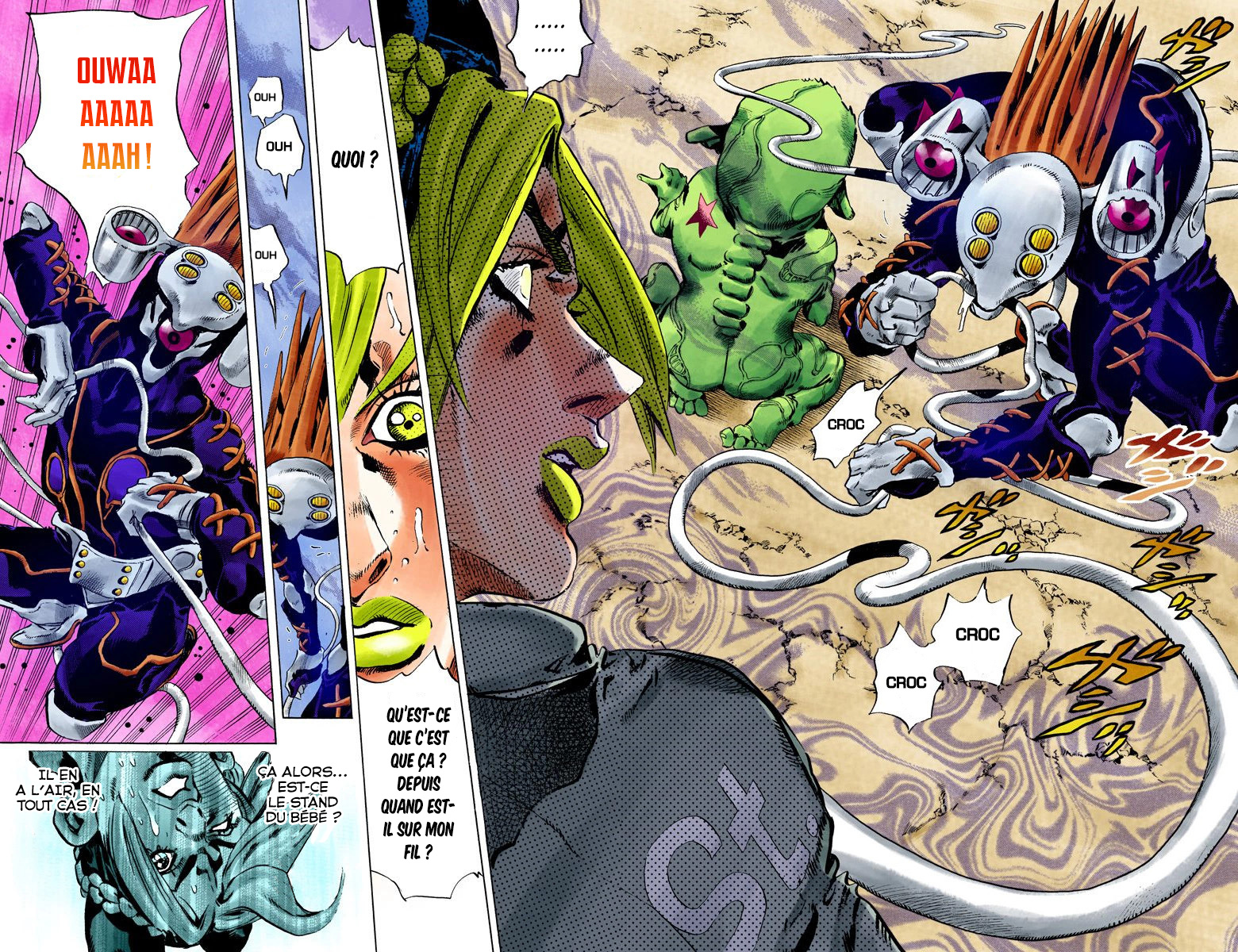 Read JoJo's Bizarre Adventure Part 6 Stone Ocean Official Colored FR Manga Online