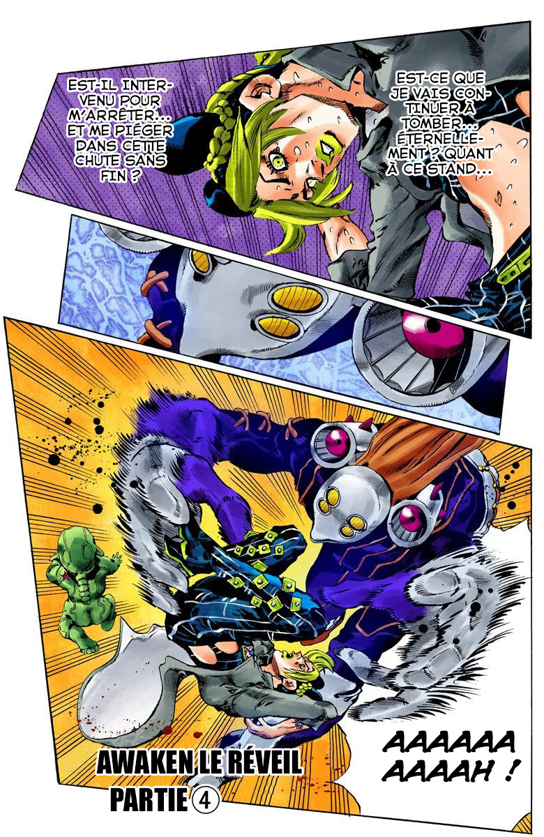 Read JoJo's Bizarre Adventure Part 6 Stone Ocean Official Colored FR Manga Online