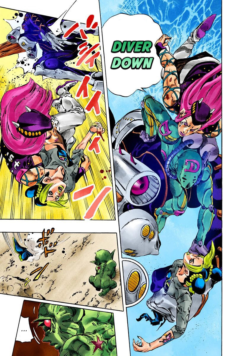 Read JoJo's Bizarre Adventure Part 6 Stone Ocean Official Colored FR Manga Online