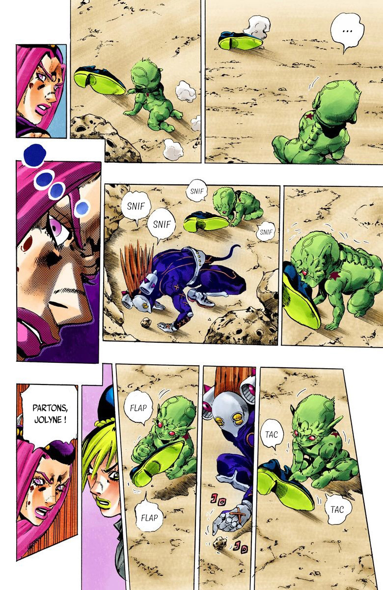 Read JoJo's Bizarre Adventure Part 6 Stone Ocean Official Colored FR Manga Online