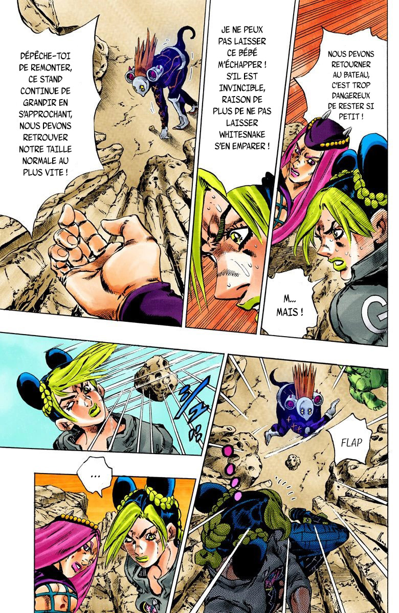 Read JoJo's Bizarre Adventure Part 6 Stone Ocean Official Colored FR Manga Online