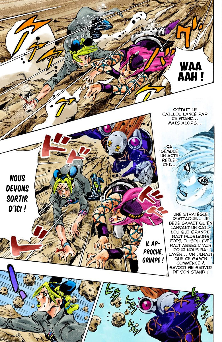 Read JoJo's Bizarre Adventure Part 6 Stone Ocean Official Colored FR Manga Online