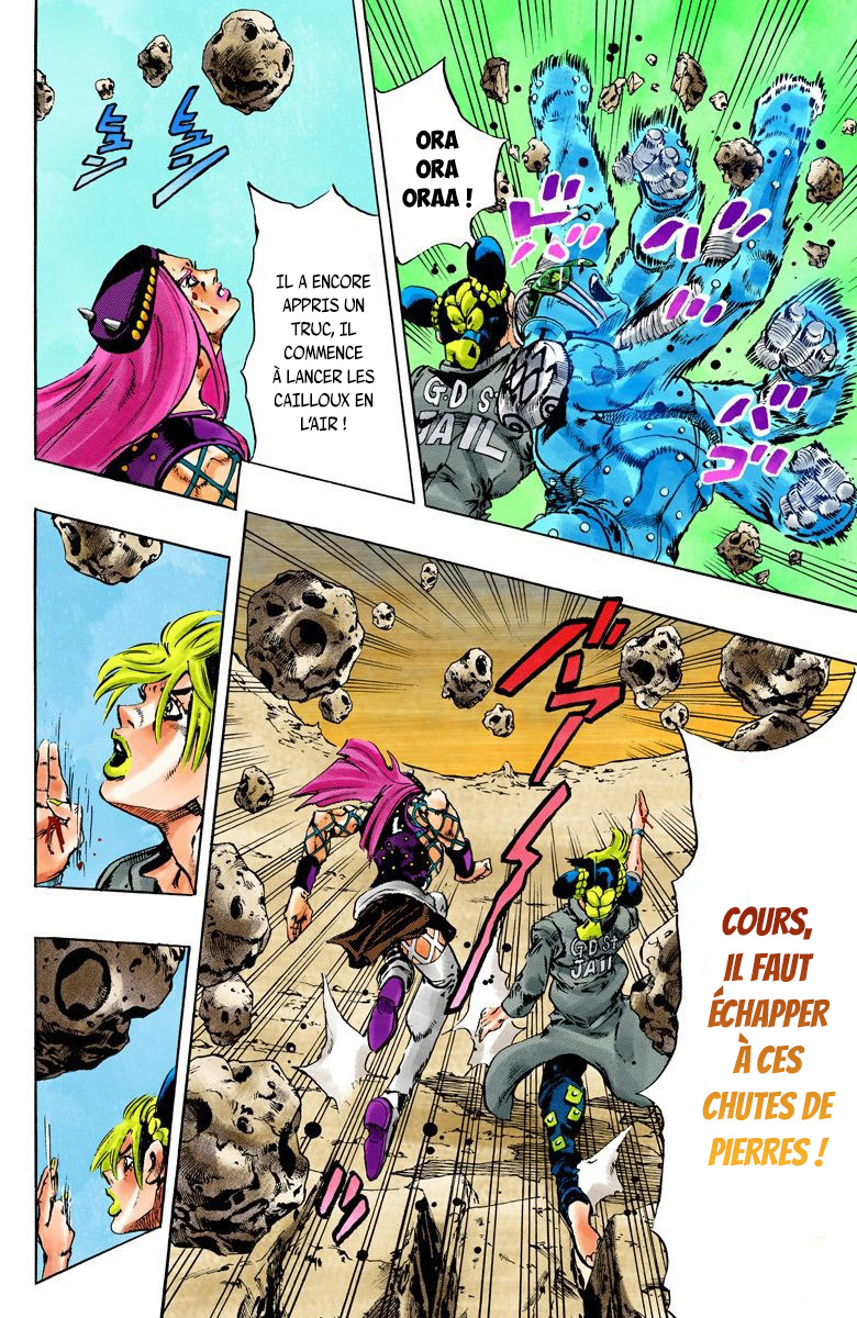Read JoJo's Bizarre Adventure Part 6 Stone Ocean Official Colored FR Manga Online