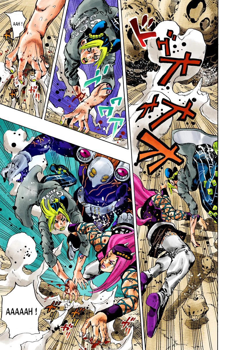 Read JoJo's Bizarre Adventure Part 6 Stone Ocean Official Colored FR Manga Online