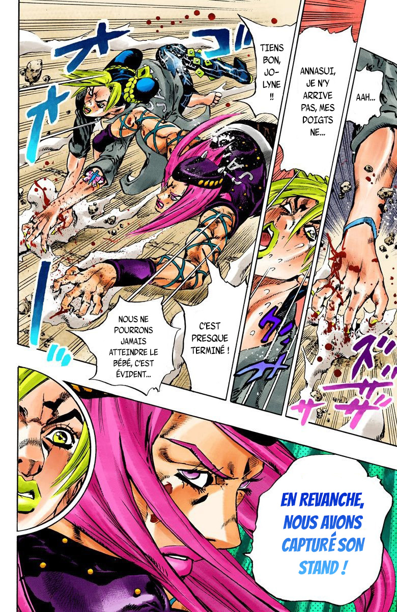 Read JoJo's Bizarre Adventure Part 6 Stone Ocean Official Colored FR Manga Online