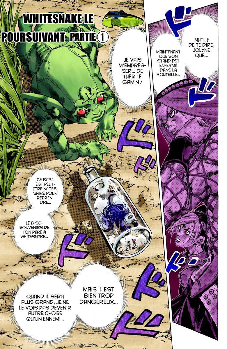 Read JoJo's Bizarre Adventure Part 6 Stone Ocean Official Colored FR Manga Online