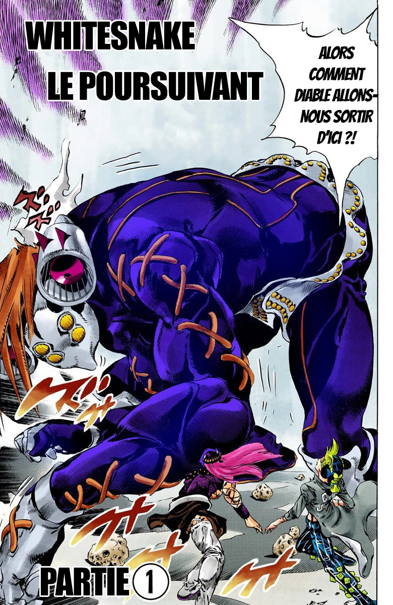 Read JoJo's Bizarre Adventure Part 6 Stone Ocean Official Colored FR Manga Online
