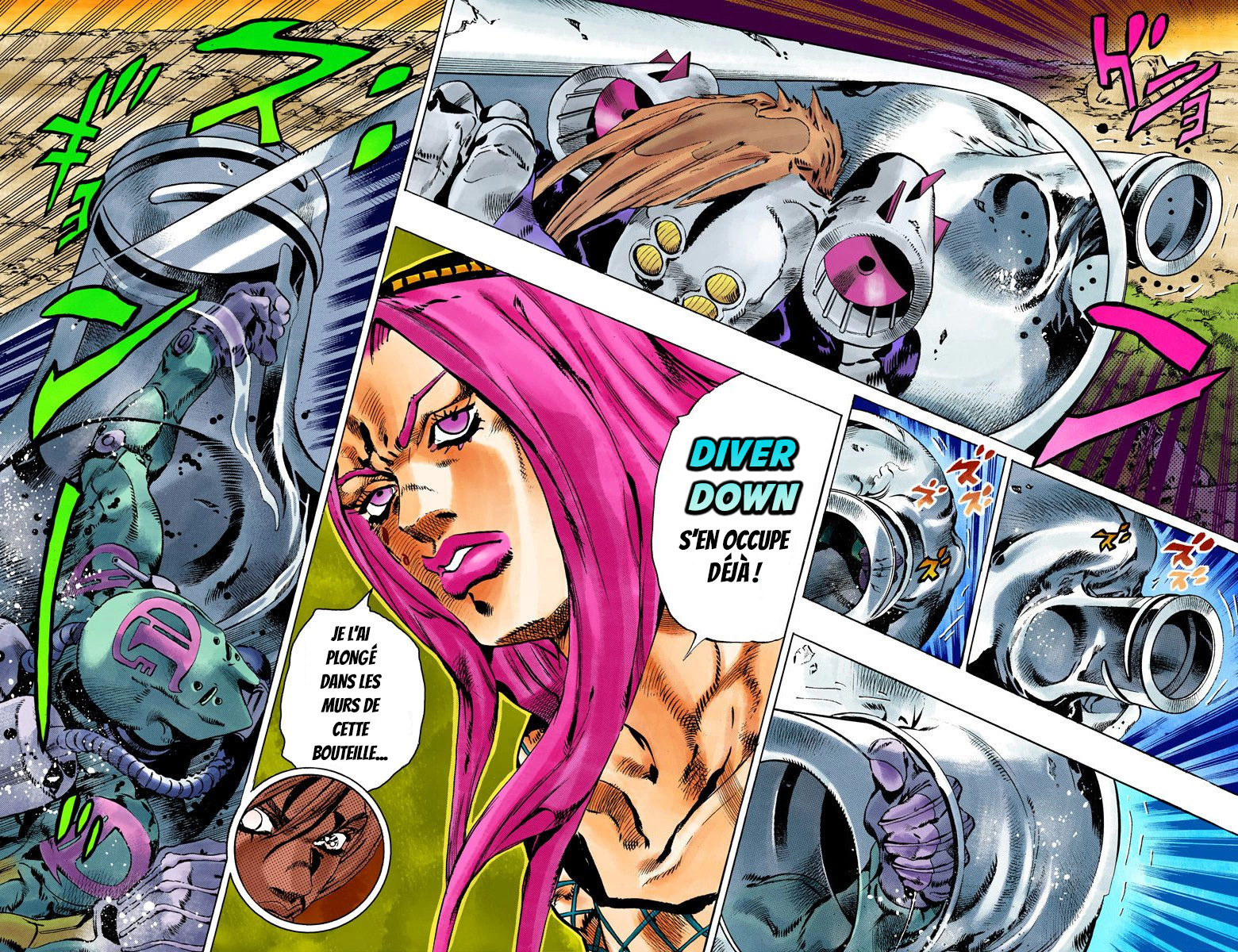 Read JoJo's Bizarre Adventure Part 6 Stone Ocean Official Colored FR Manga Online