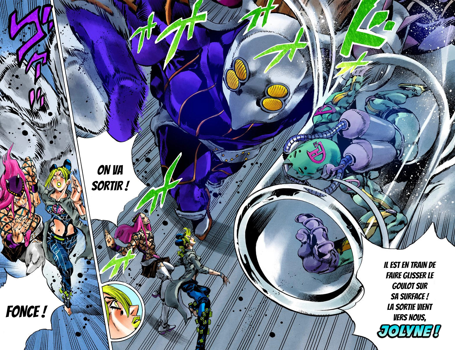Read JoJo's Bizarre Adventure Part 6 Stone Ocean Official Colored FR Manga Online
